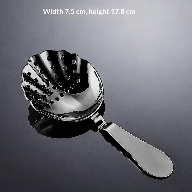 Julep Bar Strainer 304 Stainless Steel Cocktail Strainer Spoon Bar Sprung Cocktail Shaker Fast Drain Julep Strainer Bar Tools