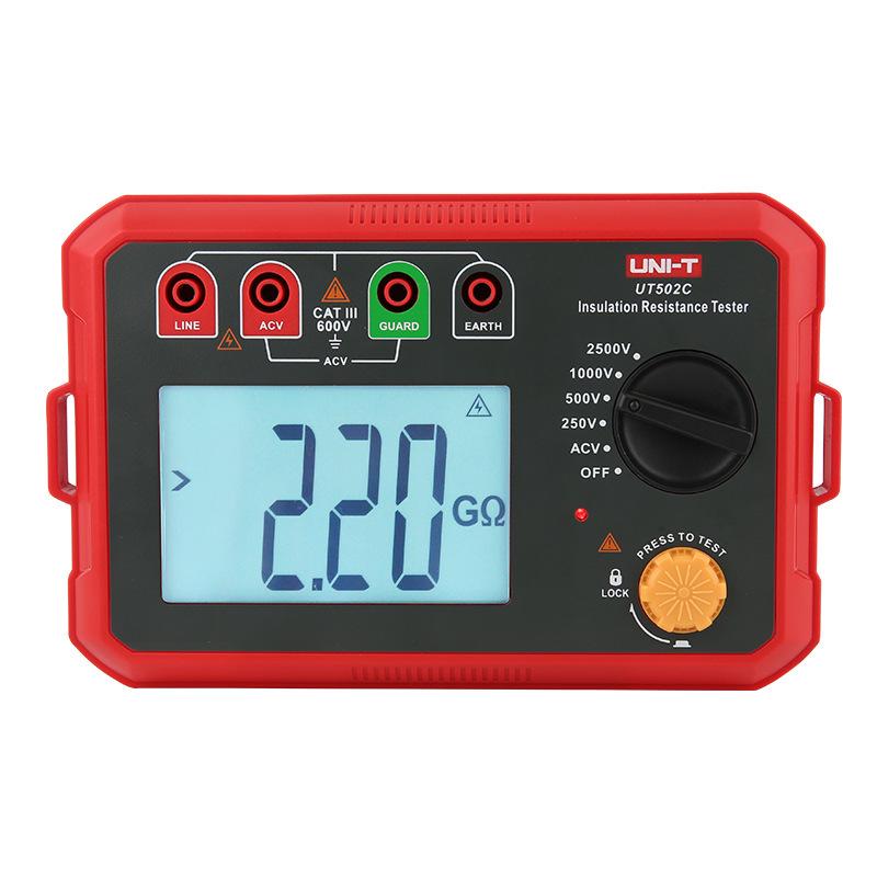 Uni-T UT501C/UT502C 2500V Digital Megohmmeter Insulation Resistance Tester