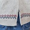MAXZA Nordic Snow Knit Zip Cardigan Ze12qd003na
