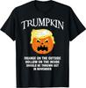 Halloween Anti Græskar Orange Udvendigt Hult Indeni T-shirt