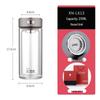 Double Wall Glass Tea Infuser Bottle XN-L613