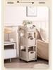 Compact Movable Backpack & Book Storage Trolley with Multi-layer Design for Under-table Use