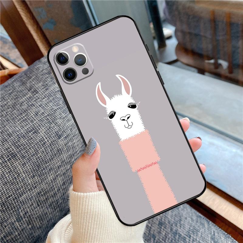 

Cute Alpaca Donkey Phone Case For iPhone 16 15 13 12 11 14 Pro Max 12 13 mini XR 15 16 Plus 16e Cover Shell iPhone 16e