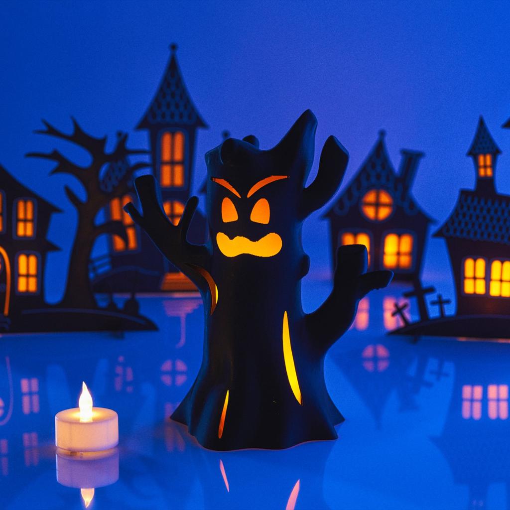 3D Printeg Ghost Tree Lights