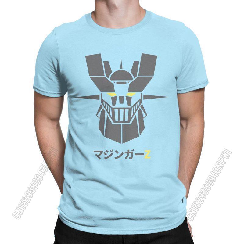 Camiseta Unisex Mazinger Z Robot Oscuro Vintage Algodón Puro Camisetas Elegantes Chic Camisetas Cuello Redondo Ropa