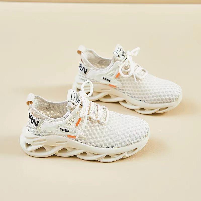 

Step on Shit дышащие сетчатые кроссовки женские летние новые сетчатые белые кроссовки с мягкой подошвой кроссовки 37 бежевый