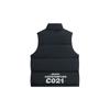 Lining Letter Stand Collar Down Jacket Unisex Outerwear Black AMRS095-1