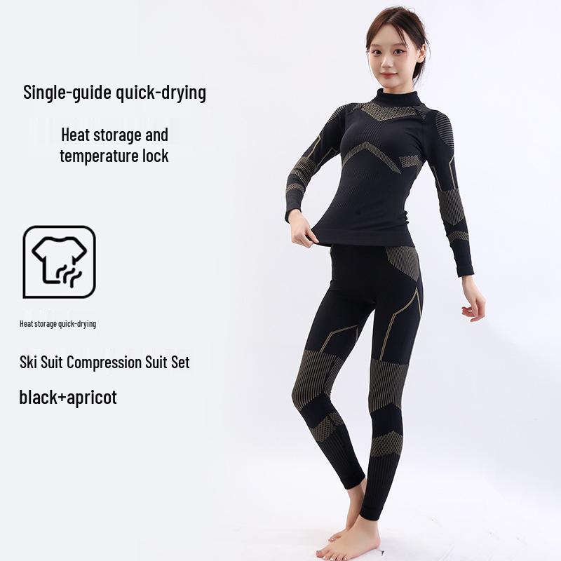 

Комплект компрессионных тайтсов для мужчин и женщин Peak Mountaineering с быстрой сушкой L