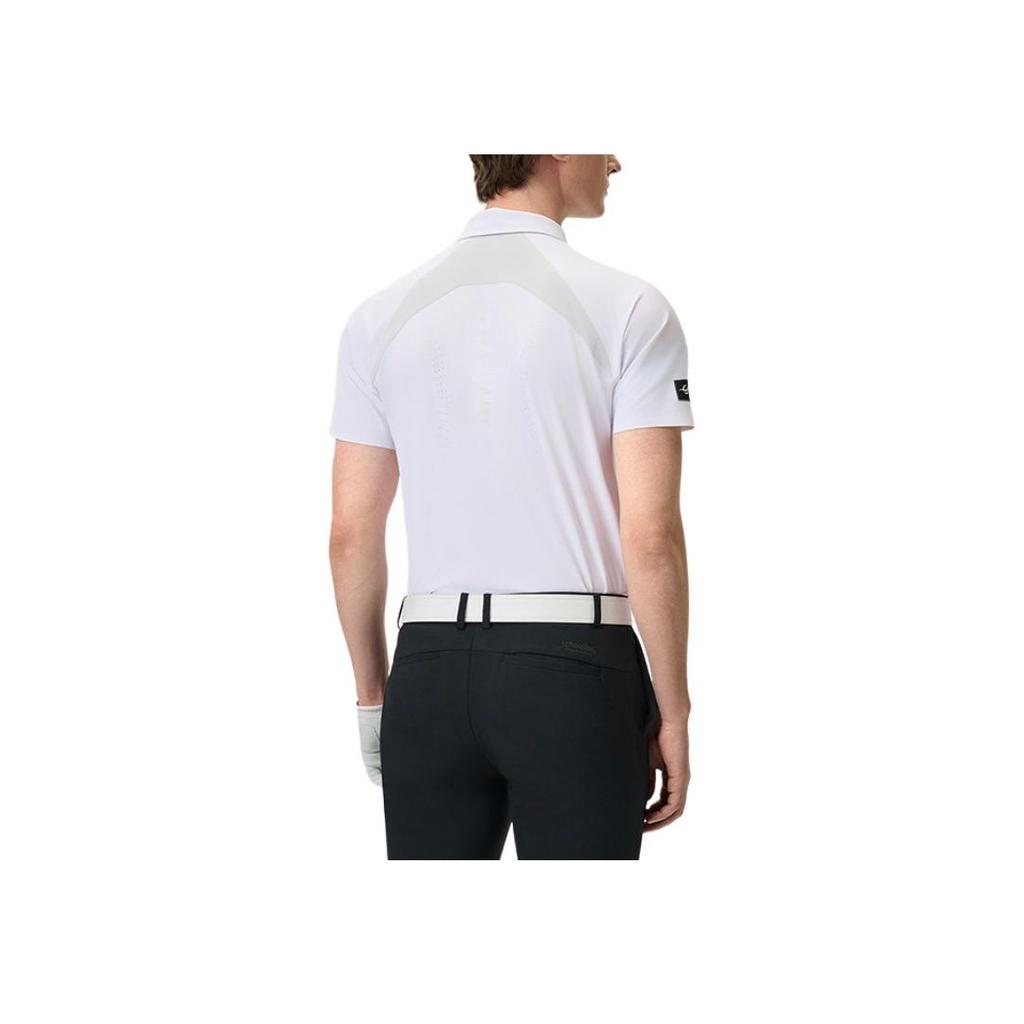 New FILA Golf Series SS25 Polo Shirt Men's White A11M525146F-WT