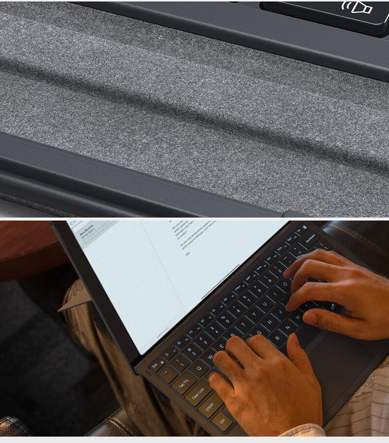 Pro8 Magnetic Colorful Backlit Keyboard for Microsoft Surface Pro 9/10/11X Tablets