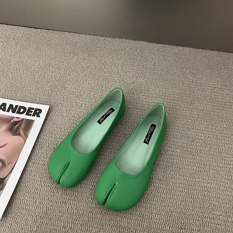 Mode Bailamos Damen Ballerinas 2025 Neue Sommermode Zehentrenner Ballerinas Damen Slipper Koreanischer Stil Weiche Slipper Loafer