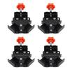 4PCS Corner Clamp Thickened Open Type 90 Degree Right Angle Adjustable Swing Jaw Clamp for