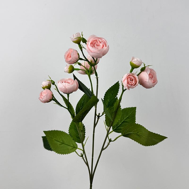 

1Pcs Artificial Flowers Peony Bouquet Silk Fake Flowers for Garden Wedding Marriage Decoration Home Room Decor DIY Vase Ornament светло-розовый
