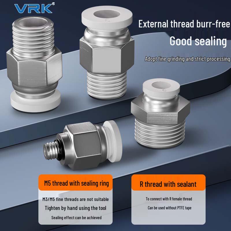VRK PC Pneumatic Quick Connect Straight Fittings