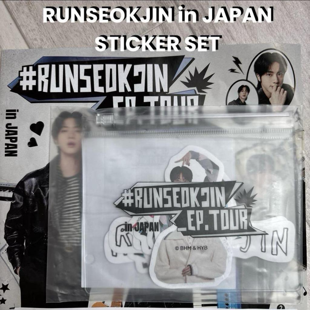 [USED] JIN[RUNSEOKJIN in JAPAN] STICKER SET