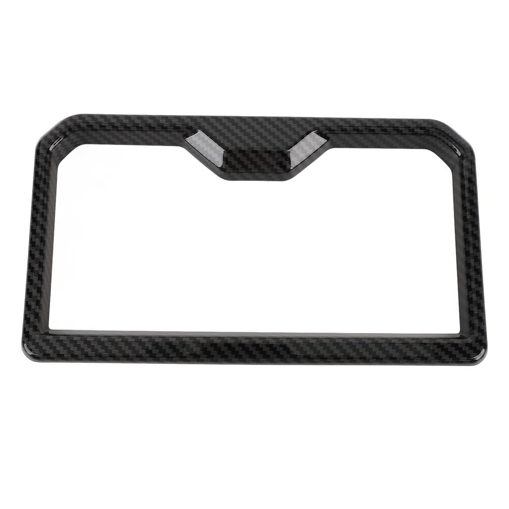 Water Cup Holder Frame Cover Trim Carbon Fiber Style Center Console Water Cup Holder Frame Decorativ