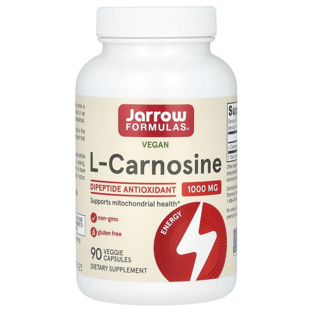 Vegan L-Carnosine, Veggie Capsules 90 (500Mg per Capsule)
