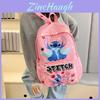 Zaino Cartoon di Stitch per Bambini con Nylon Traspirante e Spallacci Ammortizzati a Nuvola