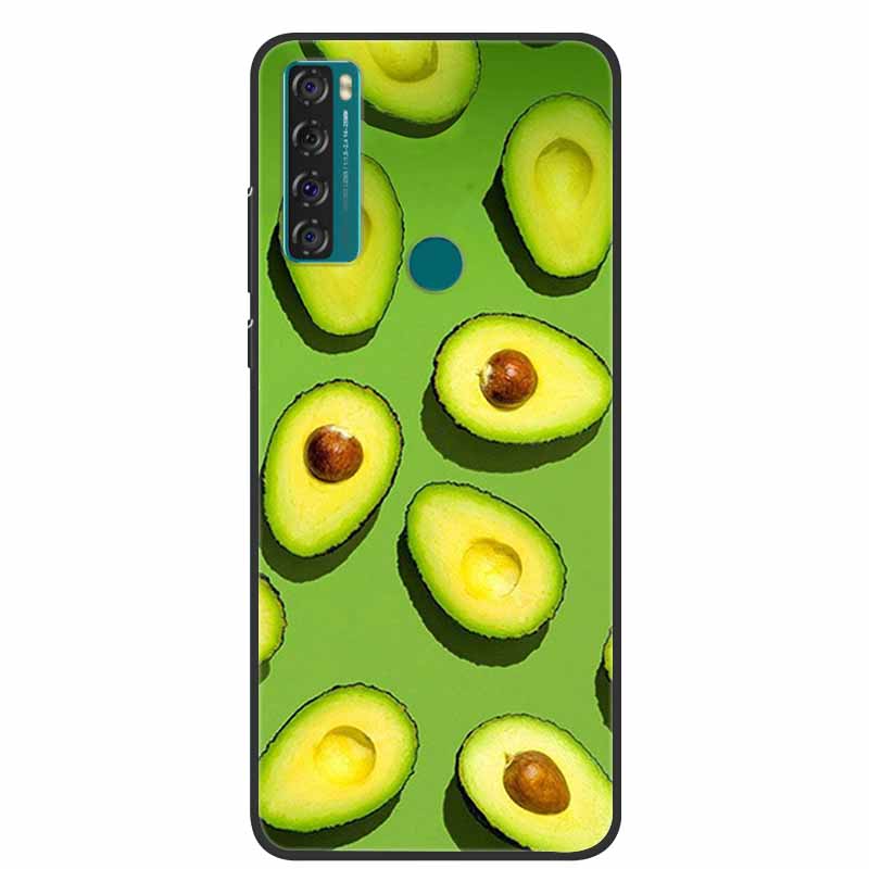 Case For TCL 20 SE Luxury Silicone TPU Soft Phone Cover For TCL 20 SE Case T671H 6.82" Funda Animal Capa Cute Shockproof Coque