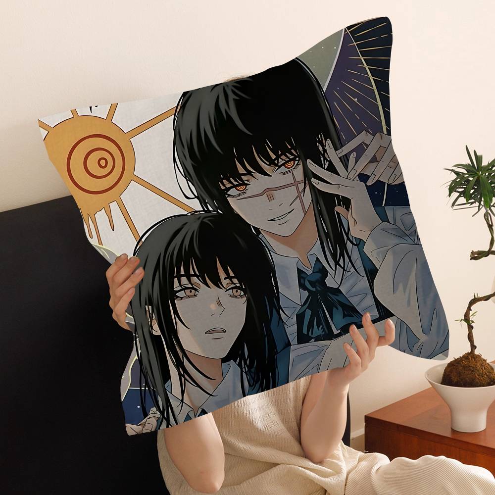 Chainsaw Man Makima Pillow Cover Sofa Cushion Cover Home Room Decoration Children Gift