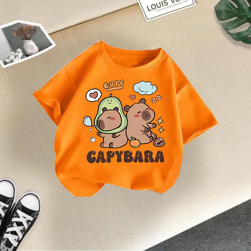 Children's Casual Short-sleeved T-shirt - Summer Boys' And Girls' Cute T-shirt