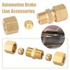 1pcs Brake Line Connector Without Flaring For Car & Truck Brake System Repair Universal Brake Pipe Car Accessories Y9U1
