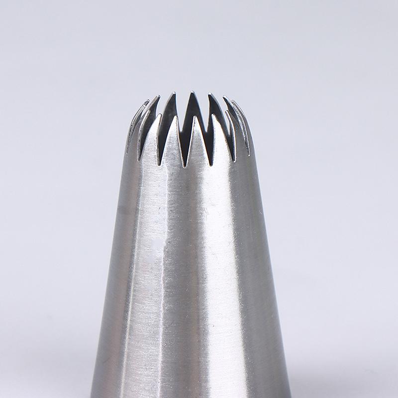 1M/2A/2F/6B Spritstans för tårta DIY Glasyr Spritsmunstycken Bakverkstips Fondant Tårtdekorationsspets Munstycke i rostfritt stål Bakverktyg