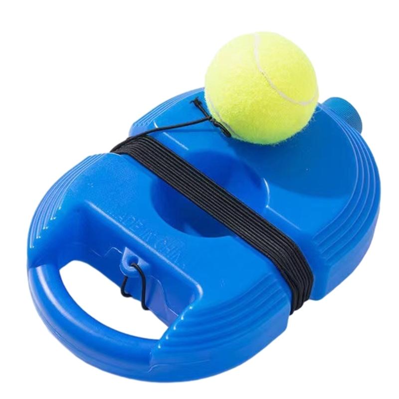 

Solos Tennis Trainer Practice Portable Tennis Practice Equipment Tennis Practice Rebounder Tennis Trainer with String синий