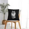 Retro Pomeranian Funny Pomeranian Mom Pompom Dog Square Pillowcase Pillow Cover Cushion Throw Pillow for Home Sofa Living Room