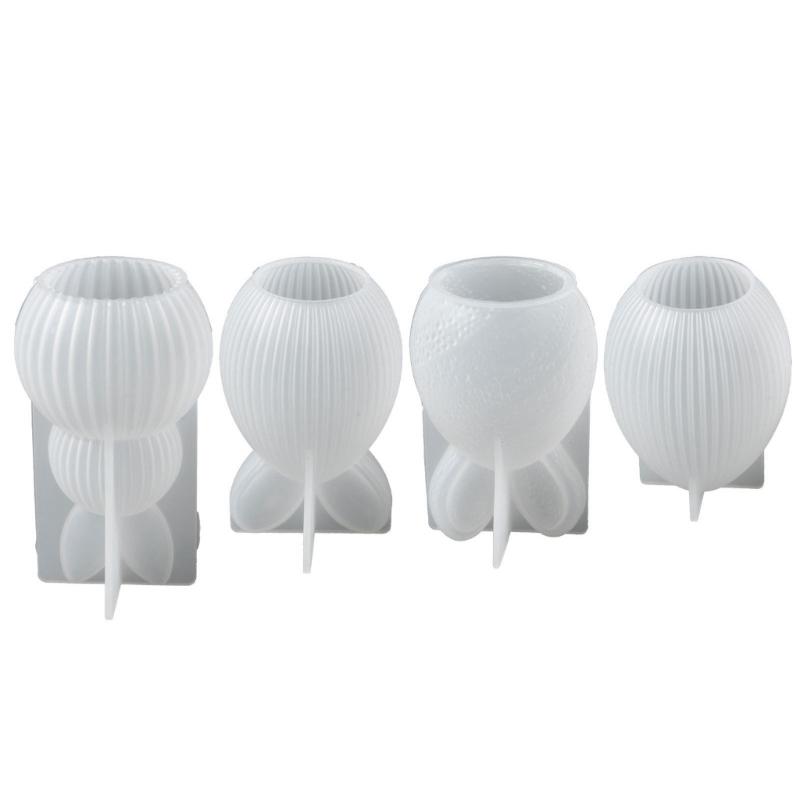 Easters Rabbits Silicone Candle Mould Flexible Demold Designs Food Grade Materials For Candle Soap Chocolate Crafting 1