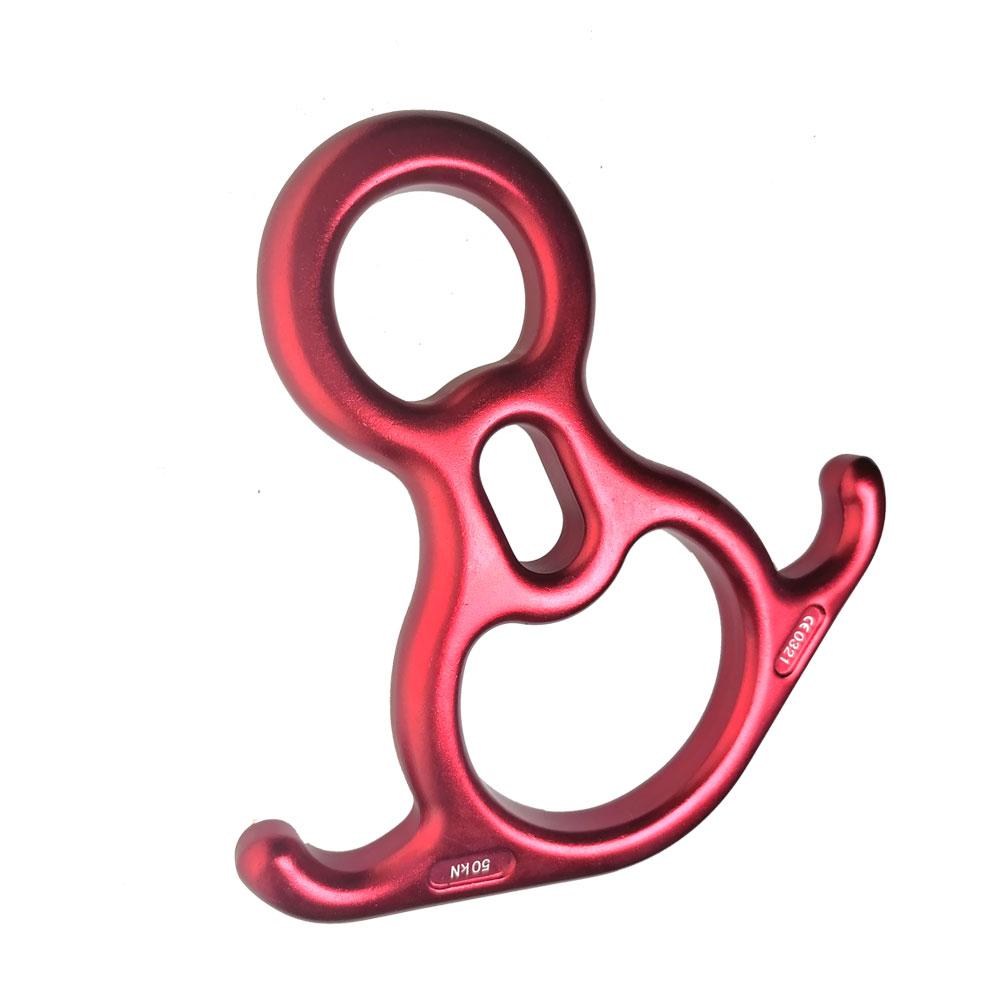 50KN Outdoor Rock Climbing Descender 8 Word Ring