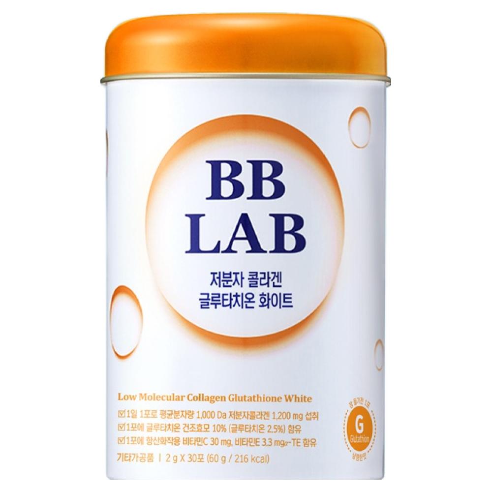 BB Lab Low Molecular Weight Collagen Glutathione White 60g 1 pcs Ingredients: may be subject to change at the manufacturer’s | 60g 1 pcs