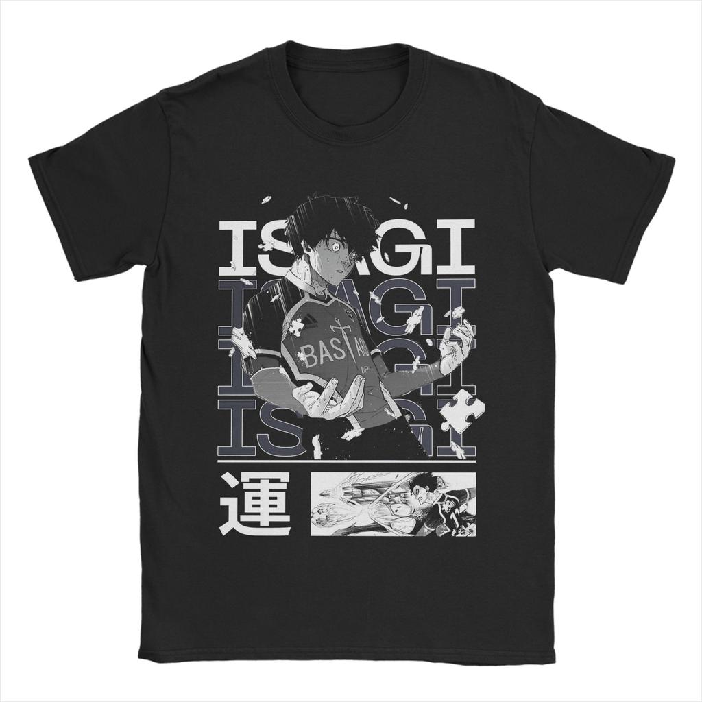 Michael Kaiser Blue Lock  Tee Shirt for Men Women Print T Shirts Manga 100% Cotton Clothes