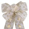 Red Led Charming Butterfly Bow Decoration For Christmas Tree And Door Festivities