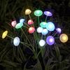 Solar Garden Lights Led Jellyfish Light Mushroom Panel For Fence Lighting Yard Outdoor Waterproof Ip65 Backyard Decoration With