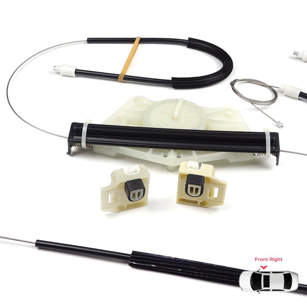 EWR124 Window Regulator Repair Kit Front Right Door for Seat Toledo MK2 1M2 1998-2004 Leon MK1 1M1 1999-2006 4/5 Door 1M0837462A