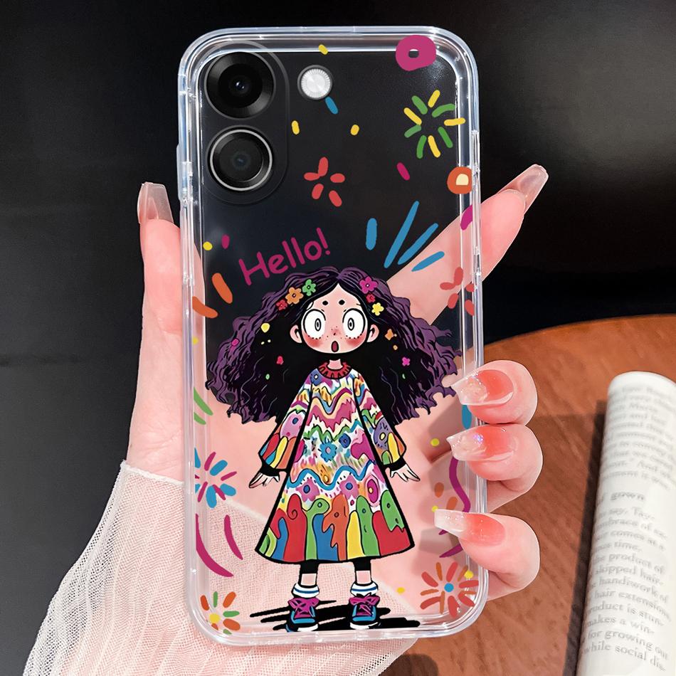 For Poco X8 Pro Max 5G Phone Case Leisure Style Soft Cover Transparent Silicone Funda For Poco X 8 Lightweight Anti Drop Bumper