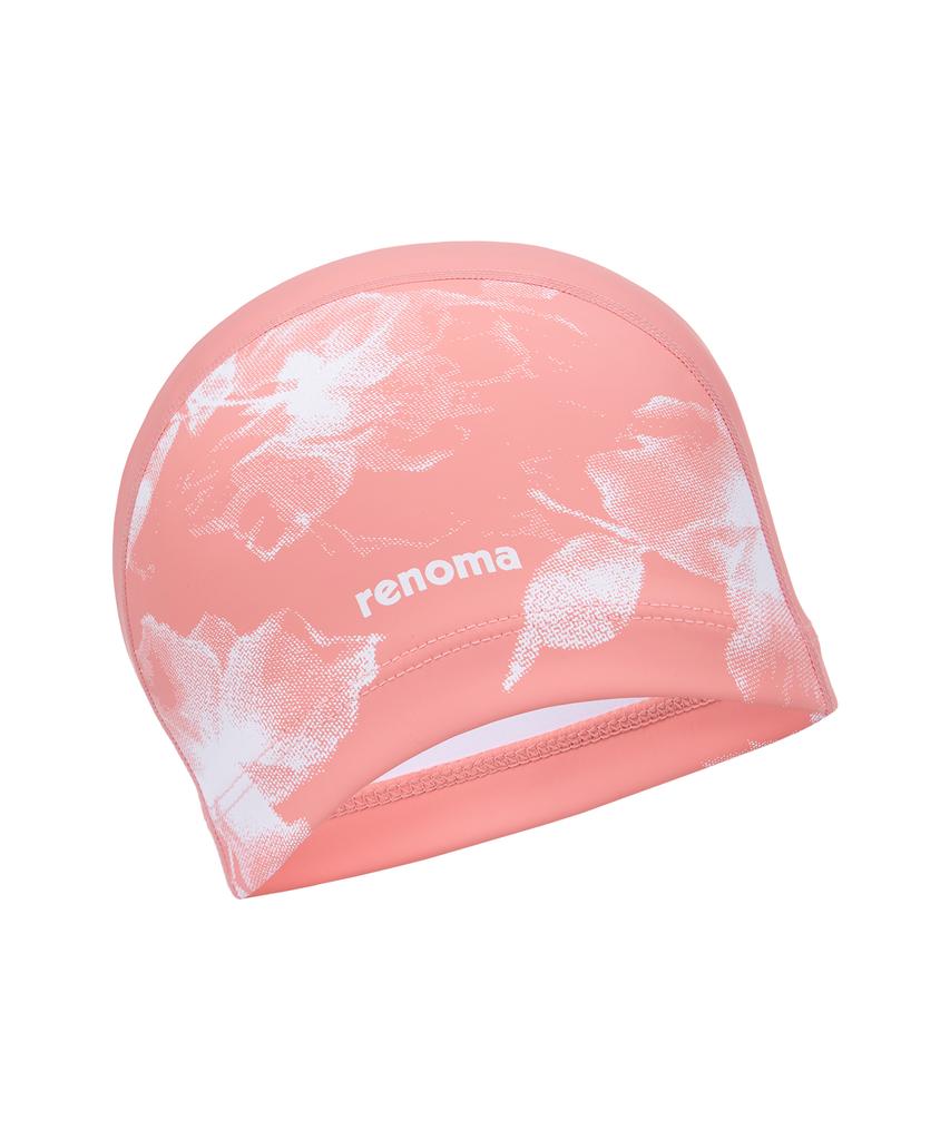 Lenomasuyeongbog Accessories Adult Flower Dot Graphic Pu Swim Cap Coral Ro-Rc2F711-Cr