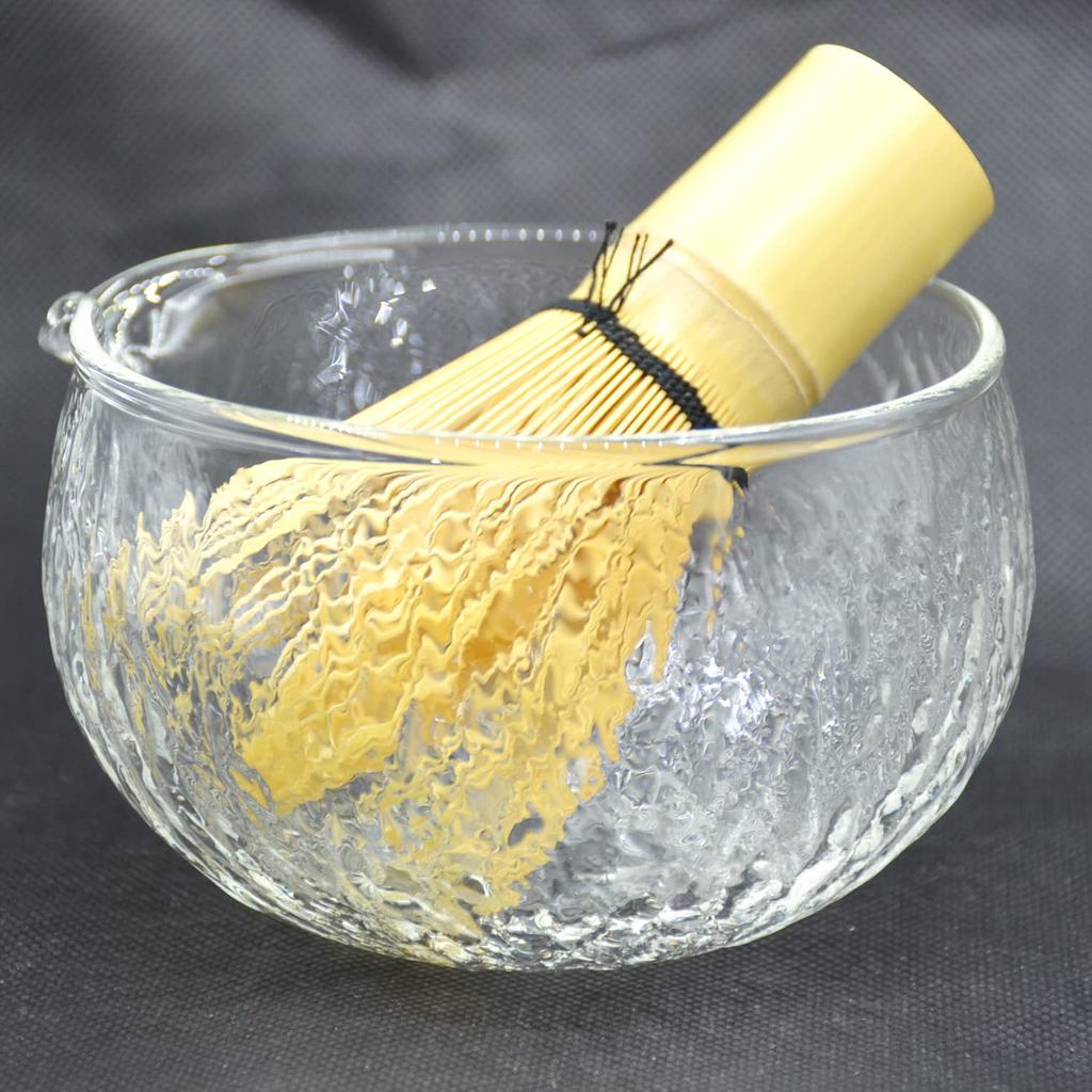 glass matcha approximately x x perfect for tea or as a Heat-resistant bowl, clear, 12.3cm 7.2cm (approx. 5.7" 2.7"), ceremony, practice, gift.
