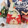 Mini Santa Claus Snowman Christmas Knit Bag Christmas Tree Reusable Christmas Gift Bags Knot Wrist Bags