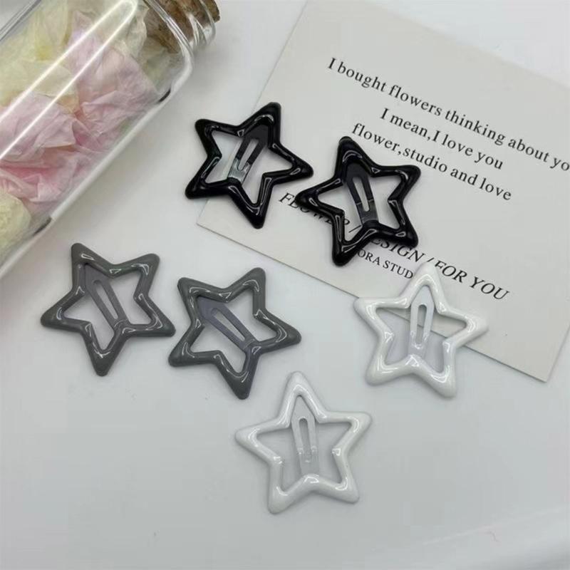 Star Hairclip Women Girl Haipin Hair Decoration Household Accessory for Adults Women Girl Hair Fixing Accessory