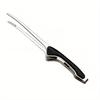 1pc Stainless Steel Barbecue Tongs, Anti-scald and Anti-slip, Bright Korean Food Tongs, Steak Tongs, Buffet Restaurant Tongs