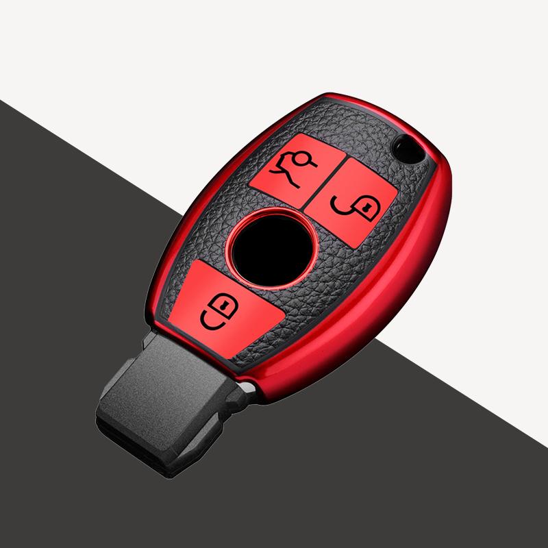 Suitable for Citroen C1 C2 C4 C6 C3-XR Picasso Grand DS3 DS5 car keys, zinc alloy leather car remote key set key protector