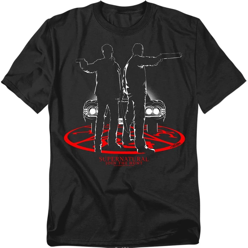 Supernatural Silhouettes Adult T-Shirt M