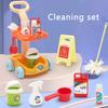 Mini Broom And Dustpan Set Pretend Play Set For Girls & Boys,Mini Cleaning Broom Set Toy Household Cleaning Toys for Kids