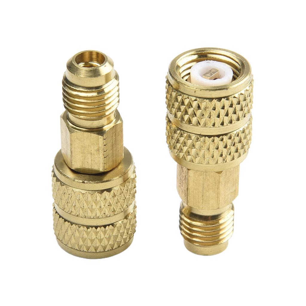 Gold R410 Adapter Kit Split Adapter No Hazards Optimal Performance AD B R Spool Refrigerantion Hose Connector AD D
