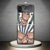Cartoon Cute Little Rabbit Phone Case For Samsung Galaxy Z Flip 7 6 5 4 3 5G Cover ZFlip7 ZFlip6 ZFlip4 ZFlip5 ZFlip3 Coque Fund