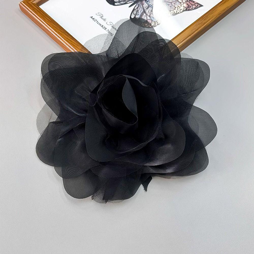 Multi-layer Yarn Vintage Lapel Pins Handmade Pin-Up Brooch Fashion Flower Brooch  for Women Girls
