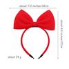 Custom Sequins Big Bow Three-Dimensional Hair Accessories Oversize Christmas Headband for Women Girls