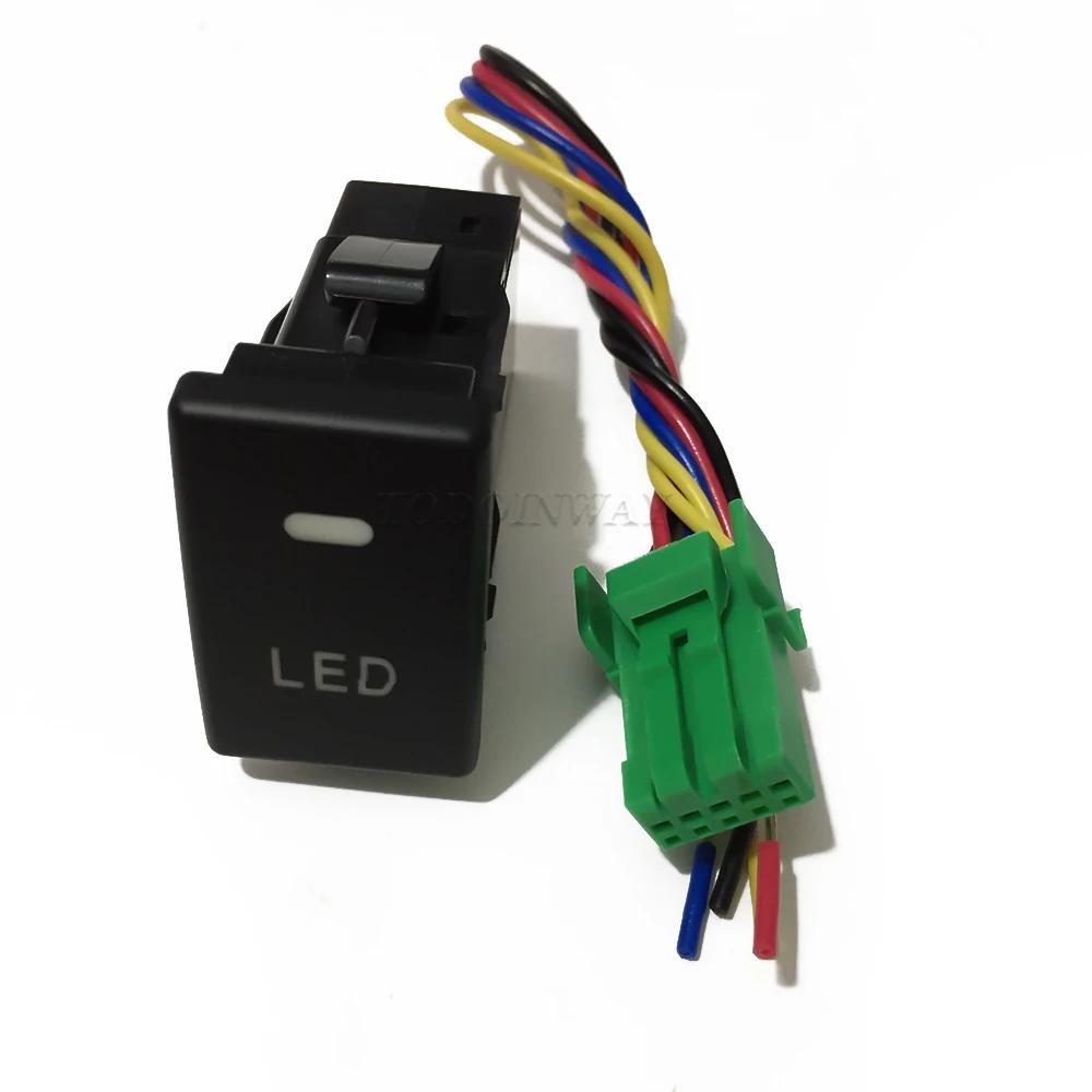 

Автомобильный передний противотуманный фонарь, зеленый светодиодный DRL, музыкальный прожектор, кнопка управления вентилятором для isuzu DMAX d-max 2012-2016 MU-X, аксессуары